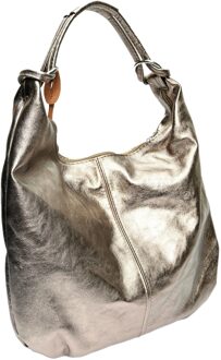 Bronzen Leren Tas Brons