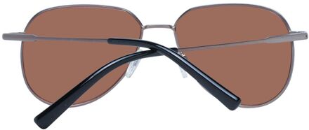 Bronzen Metalen Zonnebril Brons