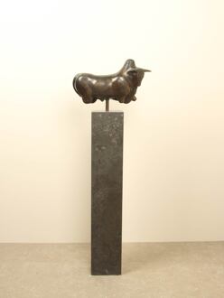 Bronzen stier, 34 cm