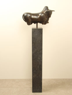 Bronzen stier, 34 cm