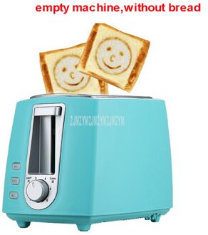 Brood Bakken Oven Machine 6-Gear Verstelbare Elektrische Broodrooster Huishoudelijke Automatische Ontbijt Toast Sandwich Maker Opwarmen Functie lucht blauw
