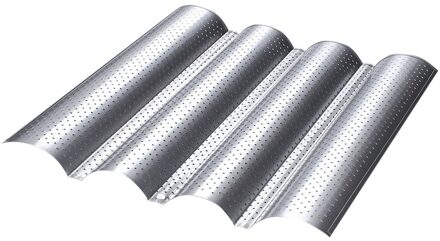 Brood Bakplaat Non-stick Baguette Pan Wave Punch Brood Plank Bakken Bakken Accessoires Форма Для Выпечки Инструменты # YL10