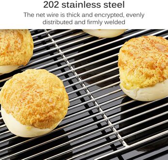 Brood Koeling Plank Roestvrij Staal Anti-aanbak Cooling Rack Past Bakken Pan Zware Oven Veilig Voor Roosteren Koken Grillen