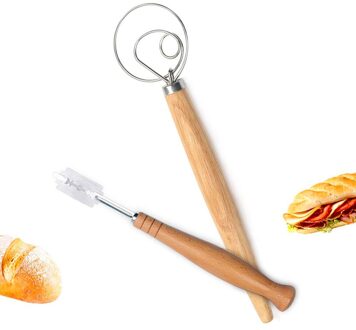 Brood Lame Deeg Whisk Set Premium Rvs Scoren Tool Vervangbare Scheermesjes Voor Baker Keuken Artisan