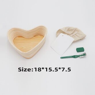 Brood Mand Banneton Plant Gebak Gereedschap Bakken Accessoires Stro Mal Leveringen Bamboe Rotan Bakkerij Rieten Bakvormen Bakken bakvormen bakvorm rieten mand bakken accessoires opbergmand 18X15.5X7.5