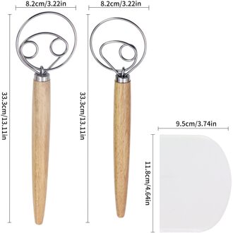 Brood Meel Garde Blenders Mixer Tool Twist Voor Deeg Cutter Verstuiver Roerstaafje Kneden Plastic Schraper Set