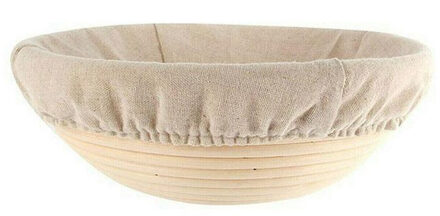 Brood Proving Manden Gisting Rotan Proofing Deeg Bakkerij Bakken Brotform Land Kom Gereedschap Thuis Mand Baguette Verbod G4Q9 ronde 25X8cm