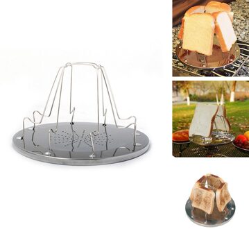 Brood Toast Rack Grill Creatieve Praktische Brood Toast Lade Voor Outdoor Camping Ontbijt Broodrooster Rack Levert Barbecue Grill
