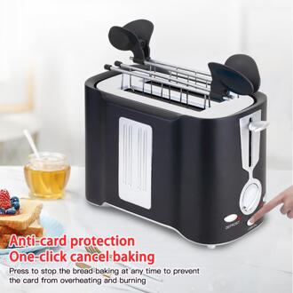 Broodrooster Automatische Multifunctionele Licht Snack Sandwich Ontbijt Machine Thuis Broodrooster