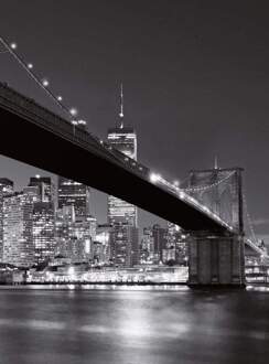 Brooklyn Bridge Ny Vlies Fotobehang 192x260cm 4-banen