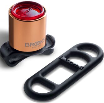 Brooks Achterlicht Femto batterij koper Bruin