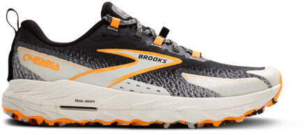 Brooks Cascadia 18 Heren zwart/blauw - 40 1/2