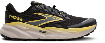 Brooks Cascadia 19 Heren zwart/geel - 40