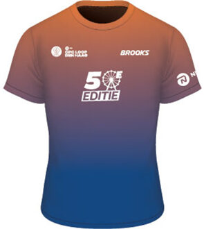 Brooks CPC Short Sleeve Shirt - maat L oranje/blauw