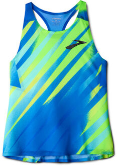 Brooks Elite Singlet Dames blauw - L
