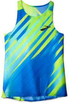 Brooks Elite Singlet Heren blauw - XL