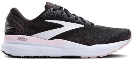 Brooks Ghost 16 Neutrale Schoen Dames-Zwart,Roze - 37.5