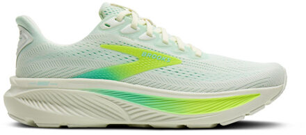 Brooks Ghost 17 Dames wit/geel - 42 1/2