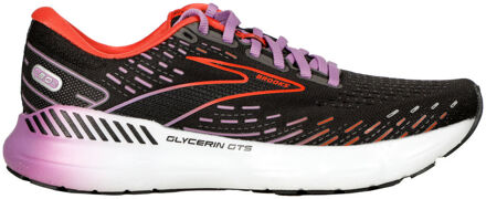 Brooks Glycerin 20 Neutrale Schoen Dames-Zwart,Oranje - 35.5