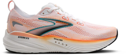 Brooks Glycerin 22 GTS Heren wit/oranje - 40