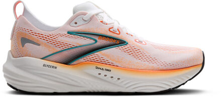 Brooks Glycerin 22 Heren wit/oranje - 40