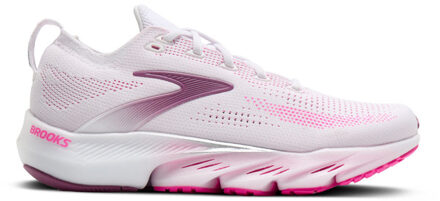 Brooks Glycerin Flex Dames wit/roze - 38