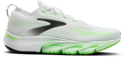 Brooks Glycerin Flex Heren wit/groen - 48 1/2