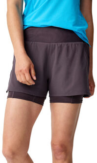 Brooks High Point 3" 2-in-1 Short 2.0 Dames paars - M