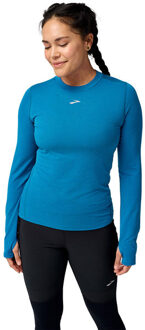 Brooks High Point Longsleeves Dames blauw - XL