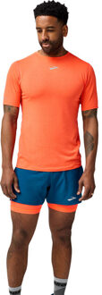 Brooks High Point T-Shirt Heren rood - XL