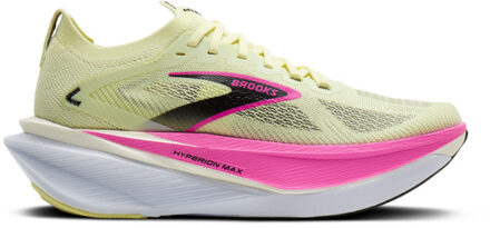 Brooks Hyperion Max 3 Dames wit/roze - 39