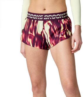 Brooks PR Elite Split Short Dames paars - M