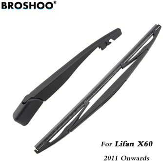 Broshoo Auto Achter Wisserbladen Terug Ruitenwisser Arm Voor Lifan X60 Hatchback (Vanaf ) 305 Mm, auto Accessorie Styling 1 reeks