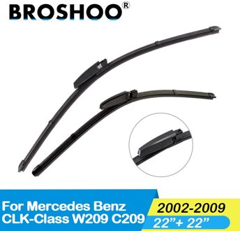 Broshoo Auto Voorruit Wisser Rubber Voor Mercedes Benz Clk Class W209 C209 2002 2003 2004 2005 2006 2007