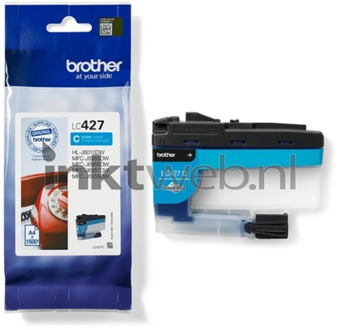 Brother inktcartridge, 1.500 pagina's, OEM LC-427C, cyaan