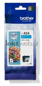 Brother inktcartridge, 750 pagina's, OEM LC-424C, cyaan