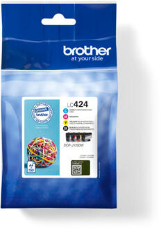 Brother inktcartridge, 750 pagina's, OEM LC-424VAL, 4 kleuren