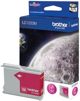 Brother Inktcartridge Brother LC-1000M rood