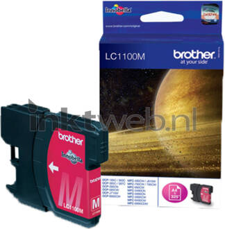 Brother Inktcartridge Brother LC-1100MBP rood