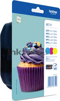 Brother Inktcartridge Brother LC-123RBWBP 3 kleuren