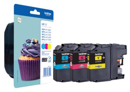 Brother Inktcartridge Brother LC-123RBWBP 3 kleuren