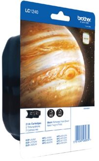 Brother Inktcartridge Brother LC-1240BKBP2 zwart 2x