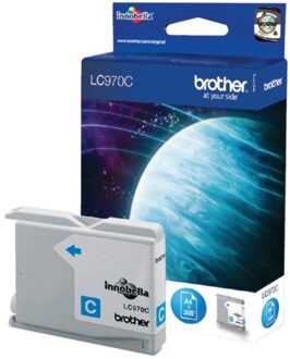 Brother Inktcartridge Brother LC-970C blauw