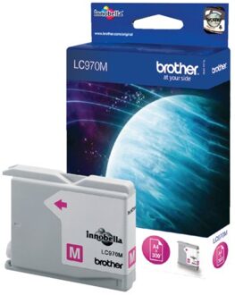 Brother Inktcartridge Brother LC-970M rood