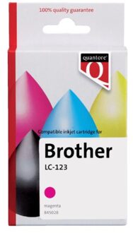 Brother Inktcartridge - geschikt voor Brother LC-123 - Magenta / Rood