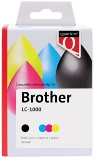 Brother Inktcartridge - Huismerk Brother LC-1000 - Zwart + Kleur ( Cyaan / Magenta / Geel )