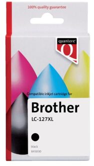 Brother Inktcartridge quantore alternatief tbv brother Lc-127xl zwart