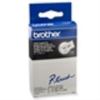 Brother Labeltape Brother P-touch TC-101 12mm zwart op transparant