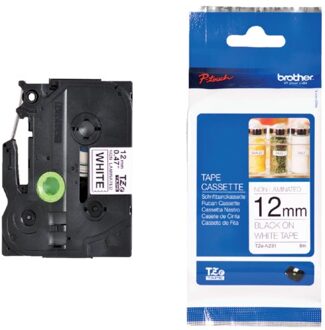 Brother Labeltape Brother P-touch TZE-N231 12mm zwart op wit