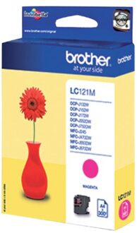 Brother LC-121M Inkt Paars